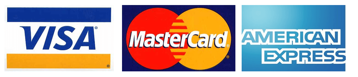 Mastercard, Visa, Amex Payment