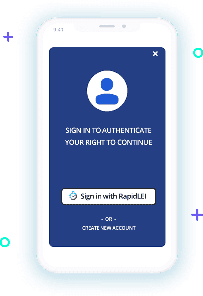 Sign in with RapidLEI