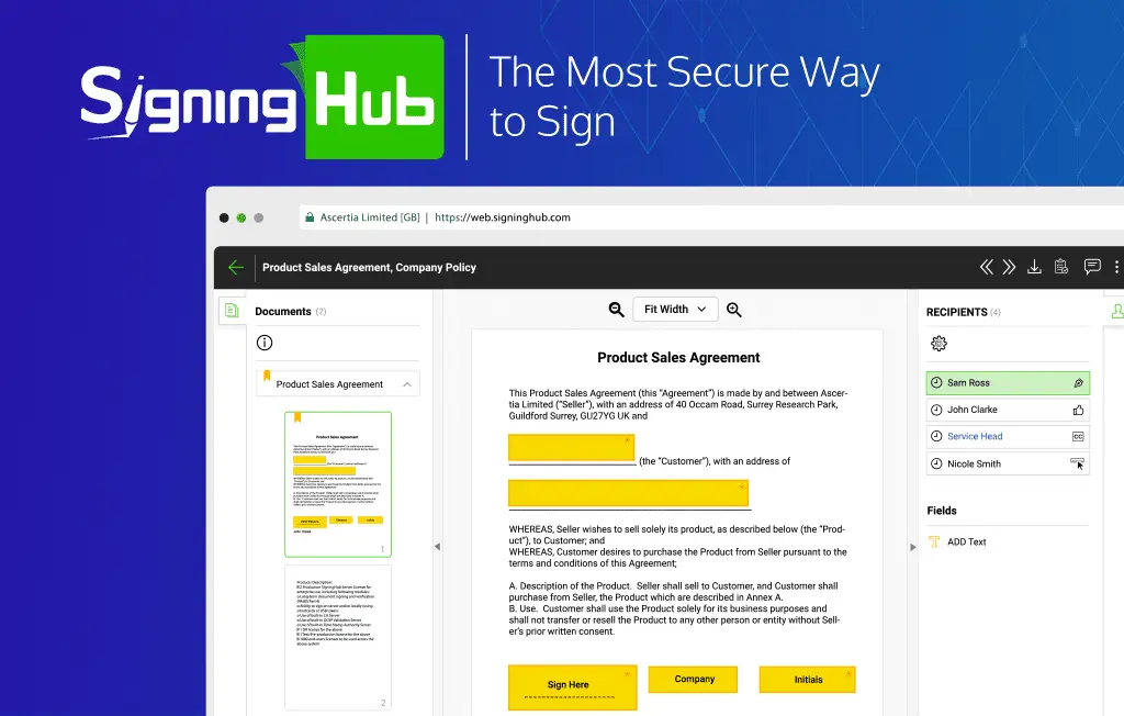 SigningHub LEI Support