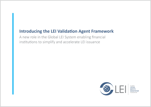 GLEIF eBook: Introducing the LEI VA Framework page 1