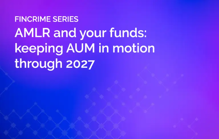 AMLR and Funds: LEIs, Beneficial Ownership, AUM