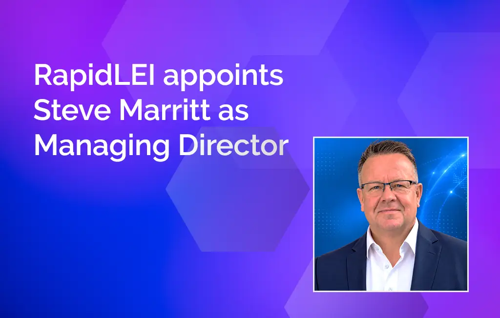 RapidLEI appoints Steve Marritt