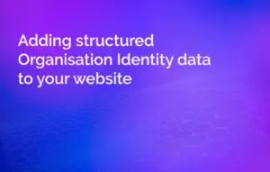 Structured Organisation Identity Data